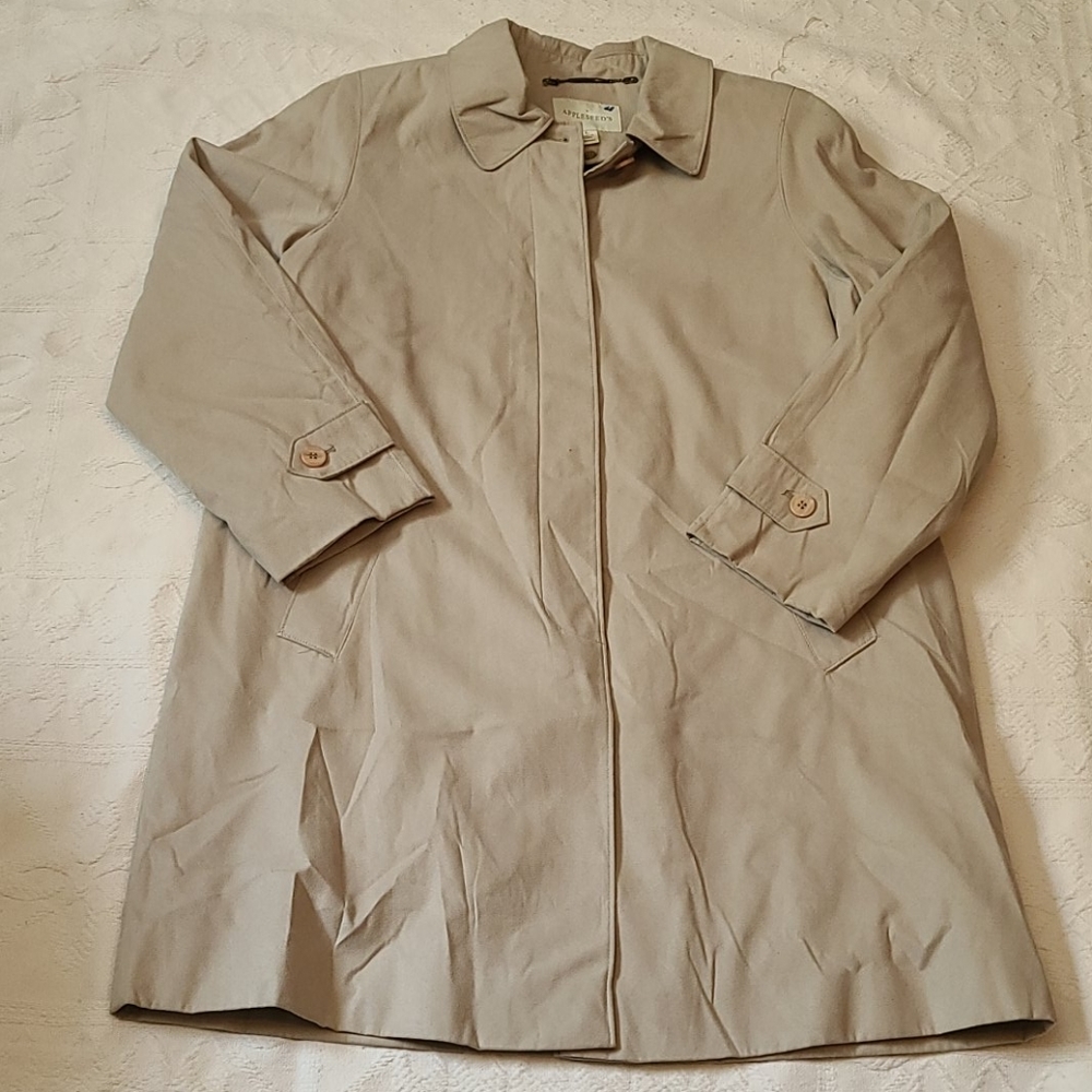 Appleseed's Microsuede Removeable Liner Coat - image 4